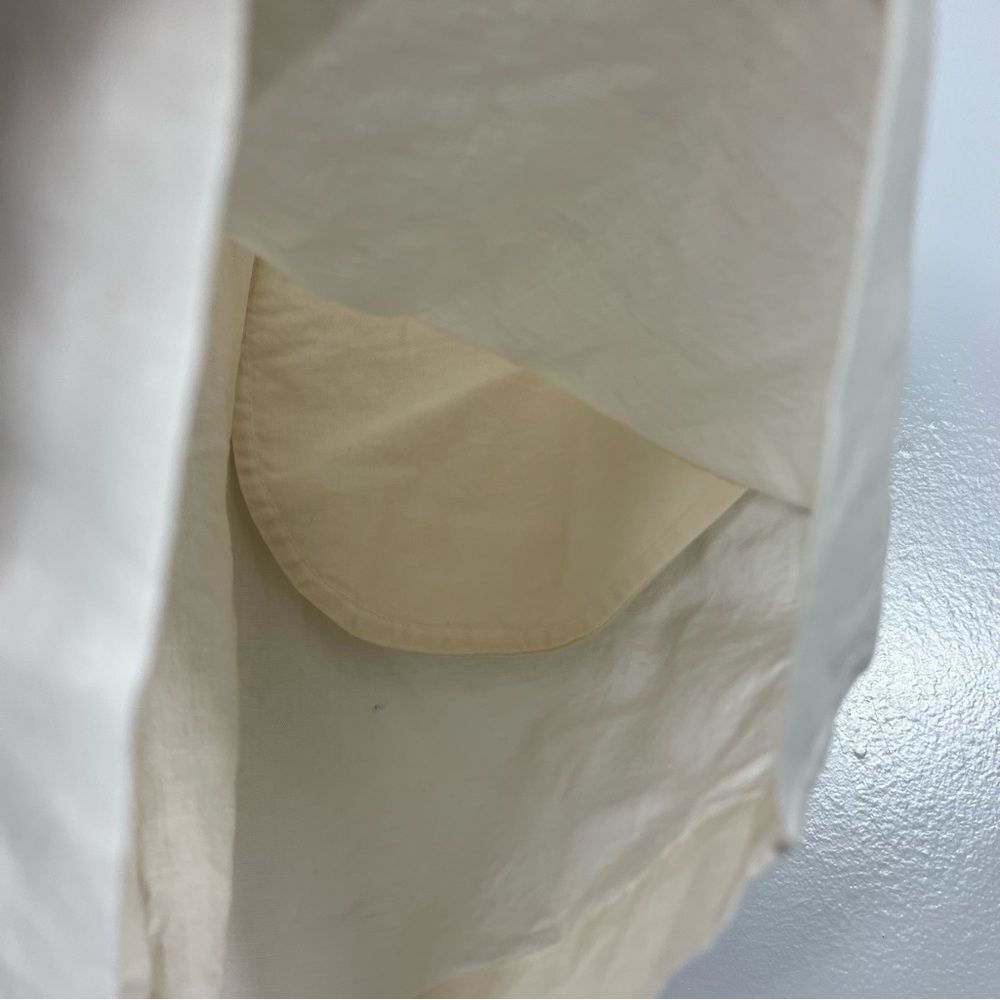 Pact Canopy Organic Cotton Linen Blend High-Waisted Shorts Bone XL 16/18/20 - Picture 9 of 12